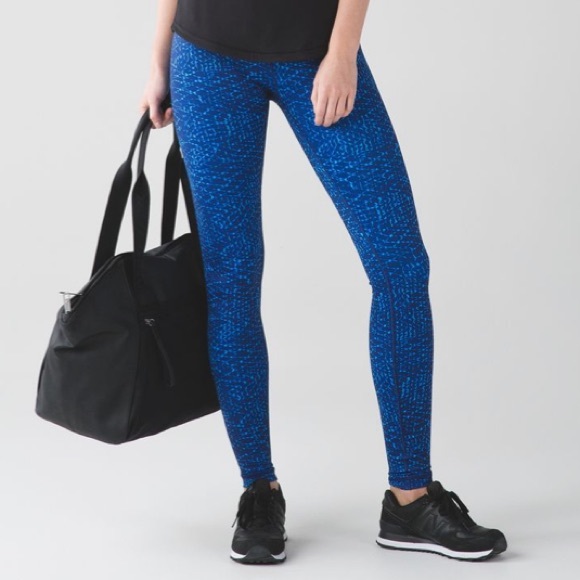 Lululemon Wunder Under Leggings Kayak Blue - Picture 3 of 12